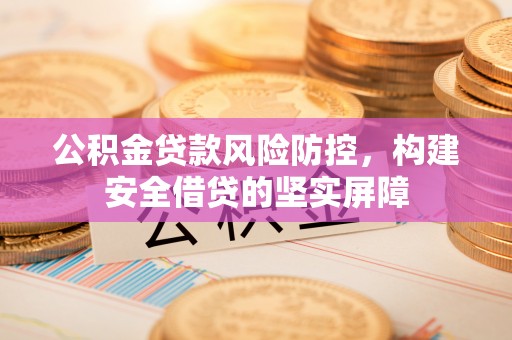 景谷公积金贷款风险防控，构建安全借贷的坚实屏障
