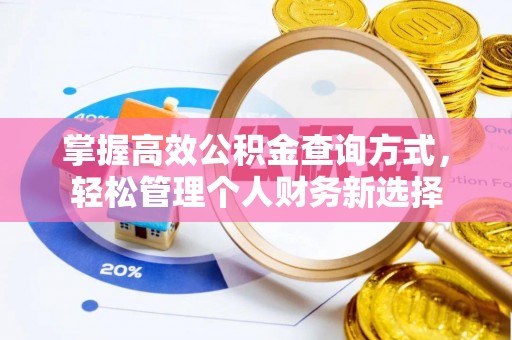 景谷掌握高效公积金查询方式，轻松管理个人财务新选择