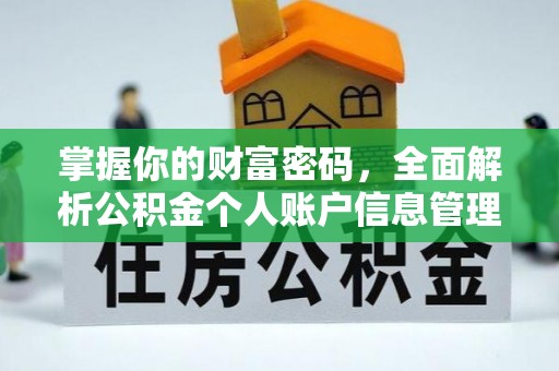 景谷掌握你的财富密码，全面解析公积金个人账户信息管理与优化