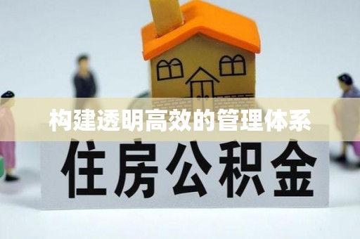 景谷构建透明高效的管理体系