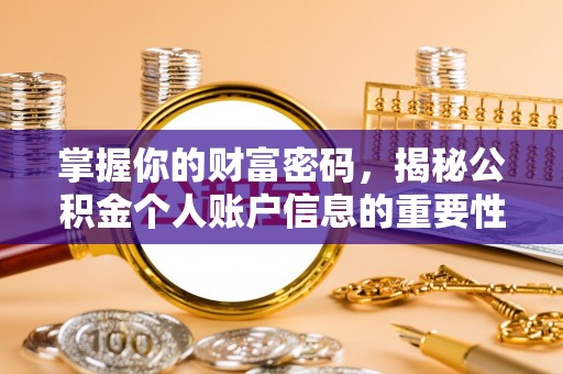 景谷掌握你的财富密码，揭秘公积金个人账户信息的重要性