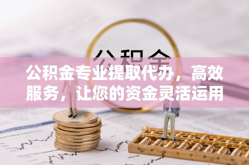 景谷公积金专业提取代办，高效服务，让您的资金灵活运用